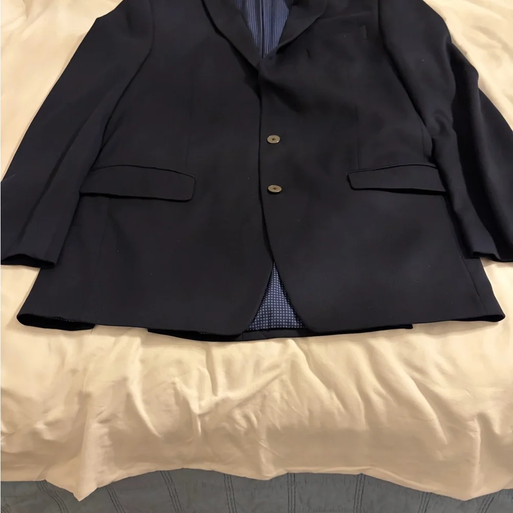 MICHAEL Michael Kors Dark‎ Blue Blazer designer. Business